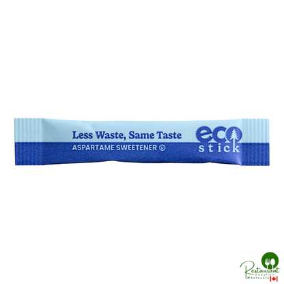 ecoStick Blue Aspartame Sugar Substitute Packet 0.5 Gram - 2,000/Case