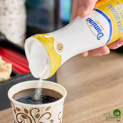 Domino 12 oz. Quick-Dissolve Superfine Sugar Flip-Top Canister