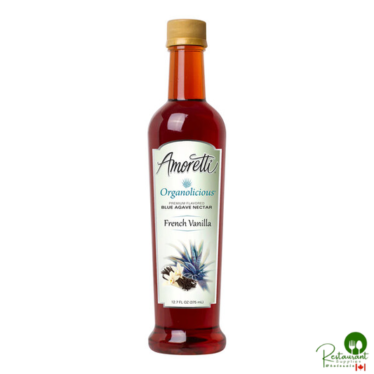 Amoretti Organolicious Organic French Vanilla Blue Agave Nectar 12.7 oz.