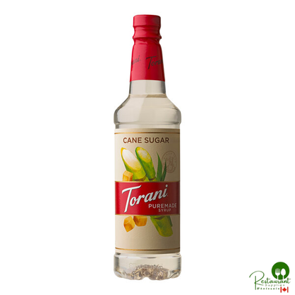 Torani Puremade Pure Cane Sugar Flavoring Syrup 750 mL Plastic Bottle