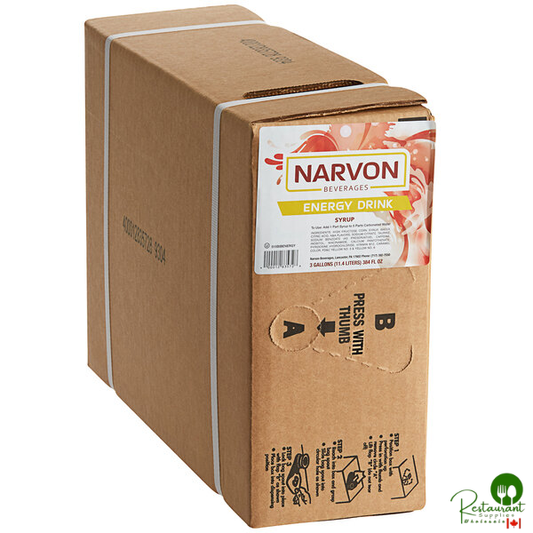 Narvon Energy Drink Syrup 3 Gallon Bag in Box
