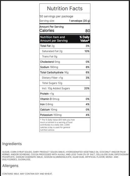 Nestle Rich Chocolate Hot Cocoa Mix Packets – 50 Count | Instant Hot Chocolate Drink
