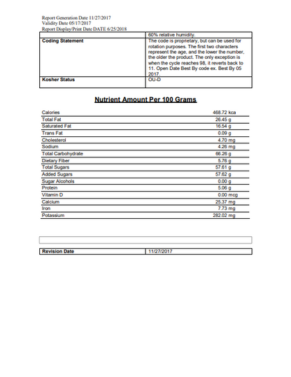 HERSHEY'S Mini Semi-Sweet Chocolate 4M Baking Chips 25 lb